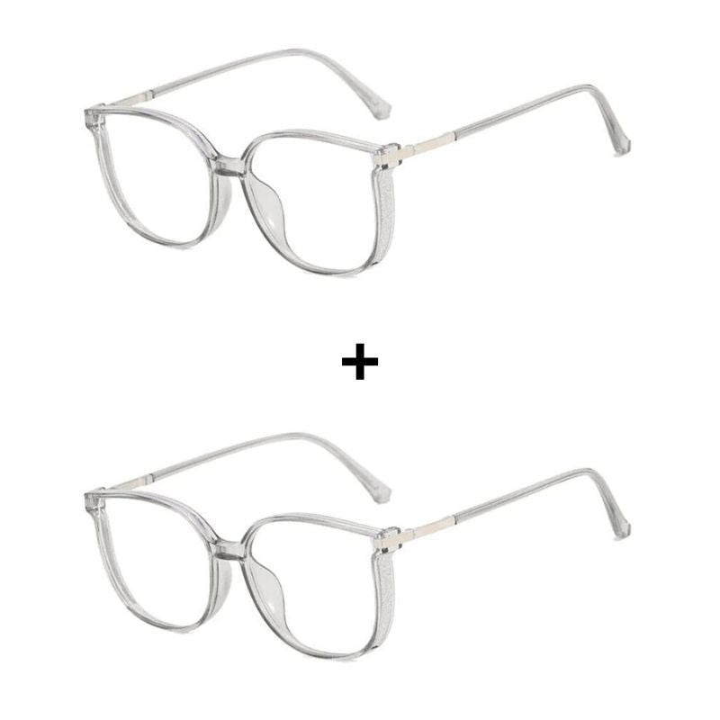 Óculos Feminino MultiFocal com Cristal e Grau Adaptável - COMPRE 1 LEVE 2