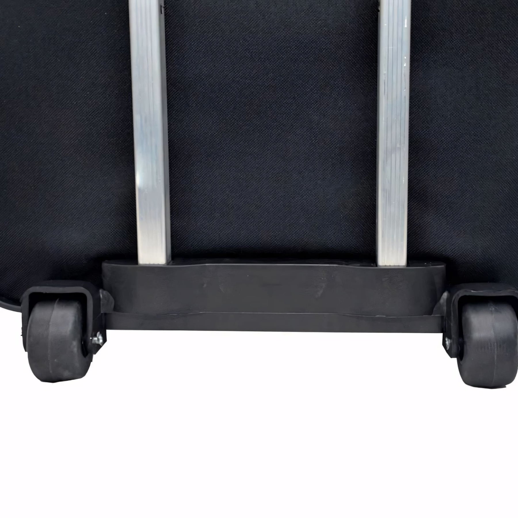 Mala de bordo preta da marca Village, com design moderno e estrutura em poliéster reforçado. Modelo tamanho P, com alça superior e rodinhas, ideal para voos com bagagem de mão de até 10kg.