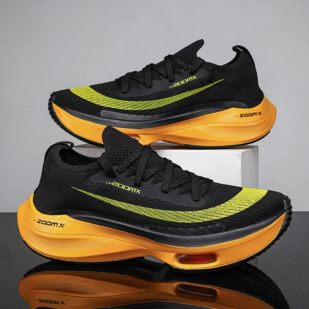 Tênis Speed Run com tecnologia de amortecimento MaxAir. Leve, respirável e estiloso, ideal para corrida, academia ou dia a dia. Conforto e performance juntos.