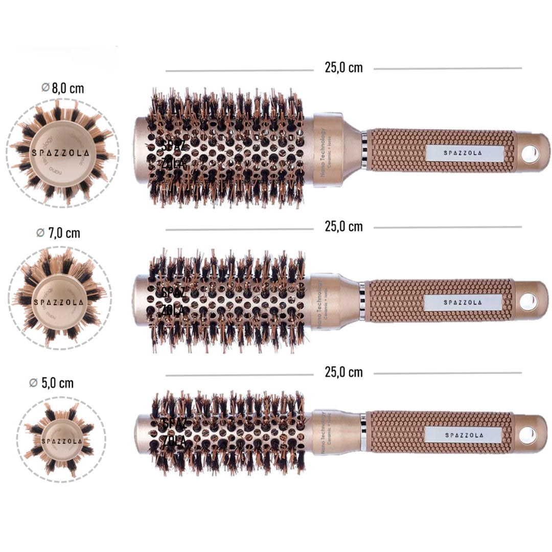 Escova Profissional de Cabelo Térmica - Compre 1 Leve 3 + Brinde