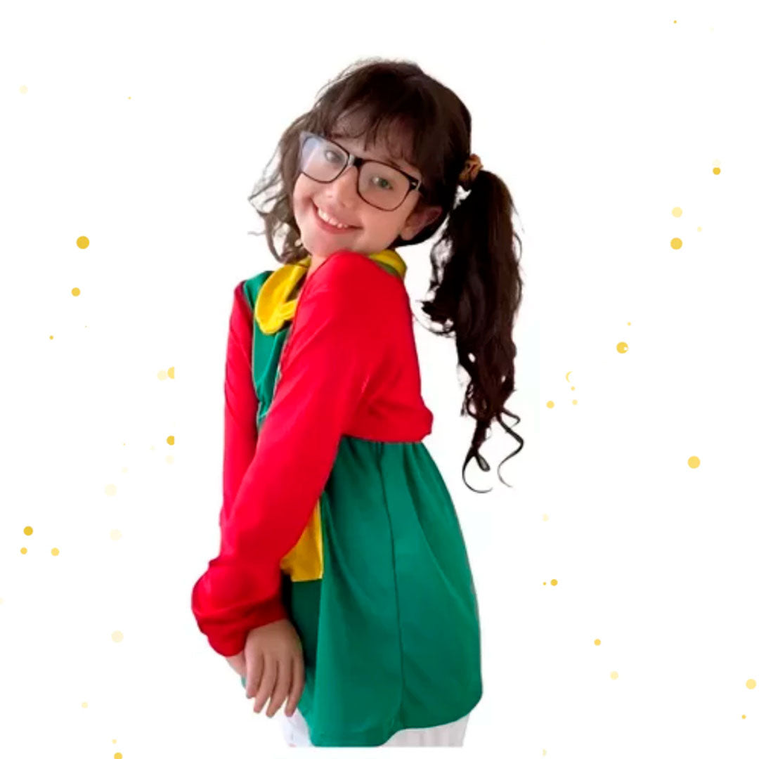 Fantasia Da Chiquinha Infantil Turma do Chaves