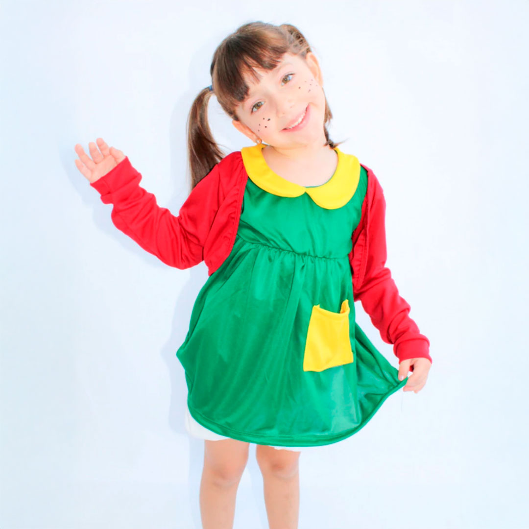 Fantasia da Chiquinha Infantil - Roupa Completa