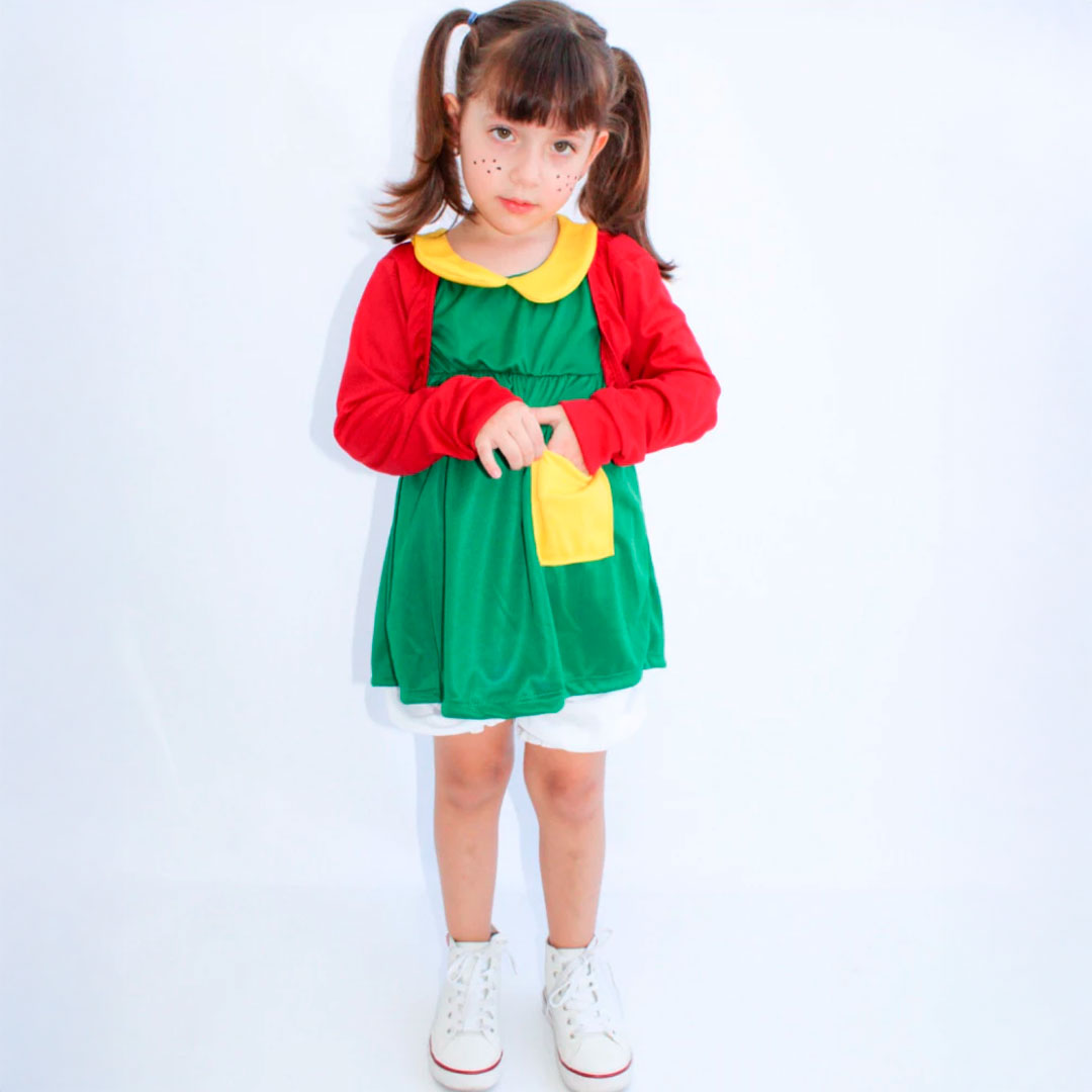 Fantasia da Chiquinha Infantil - Roupa Completa