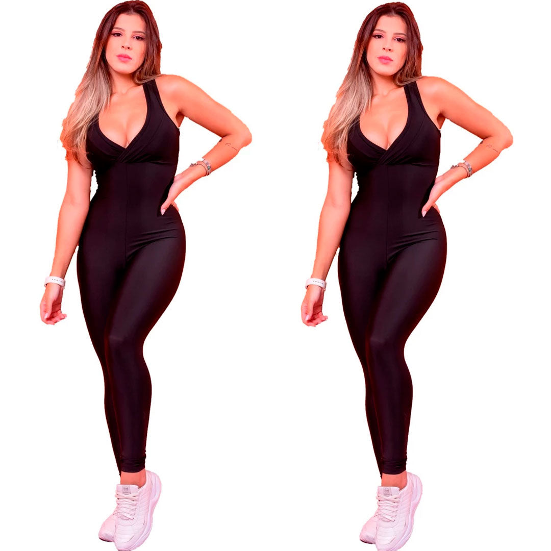 Macacão Legging Feminino De Academia Compre 1 Leve 2 - Bojo Removível
