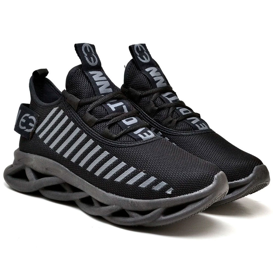 Tênis feminino esportivo com solado tecnológico em micro expandido, cabedal em malha respirável e design moderno. Disponível em cores vibrantes como pink, amarelo e verde neon.