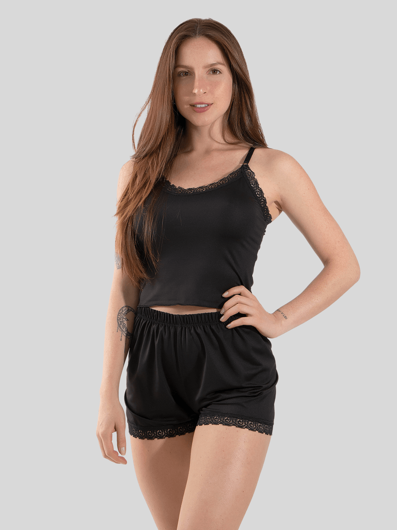 Pijama Baby Doll Feminino Regulável