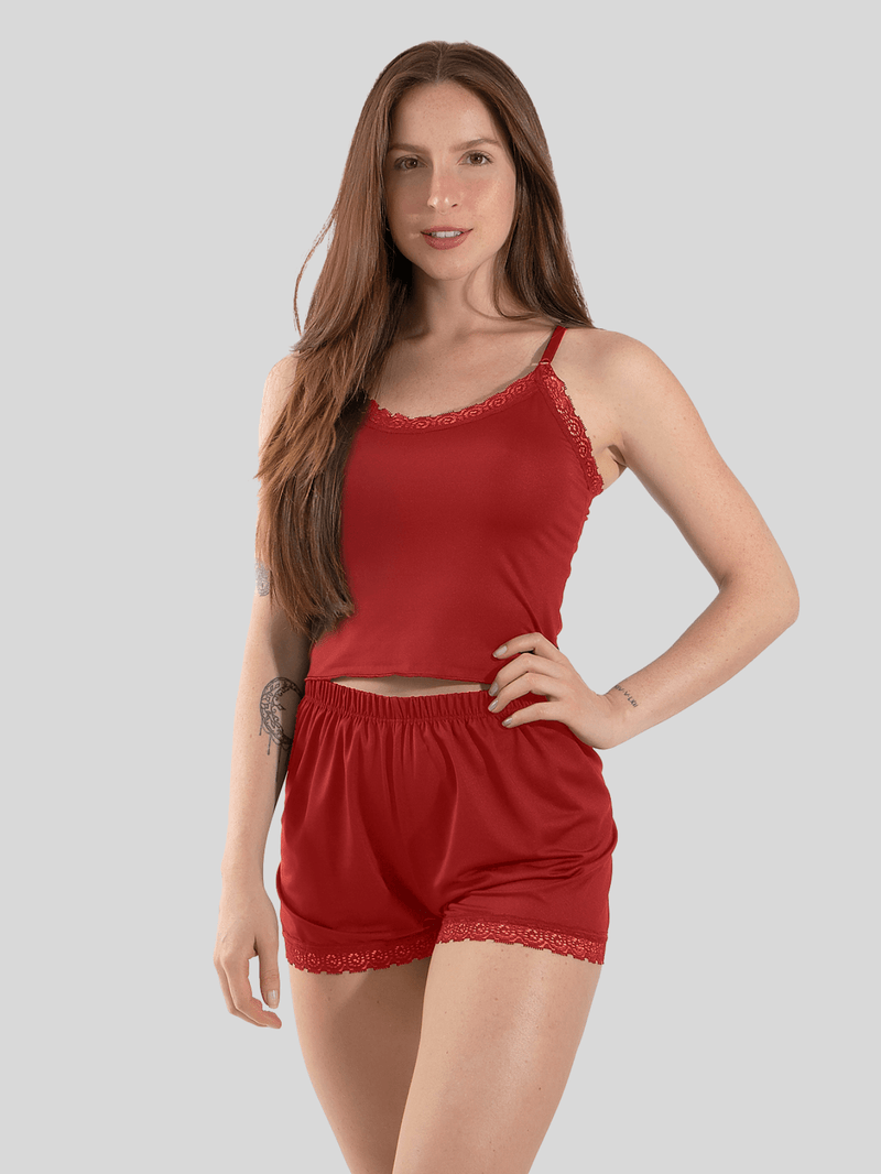 Pijama Baby Doll Feminino Regulável