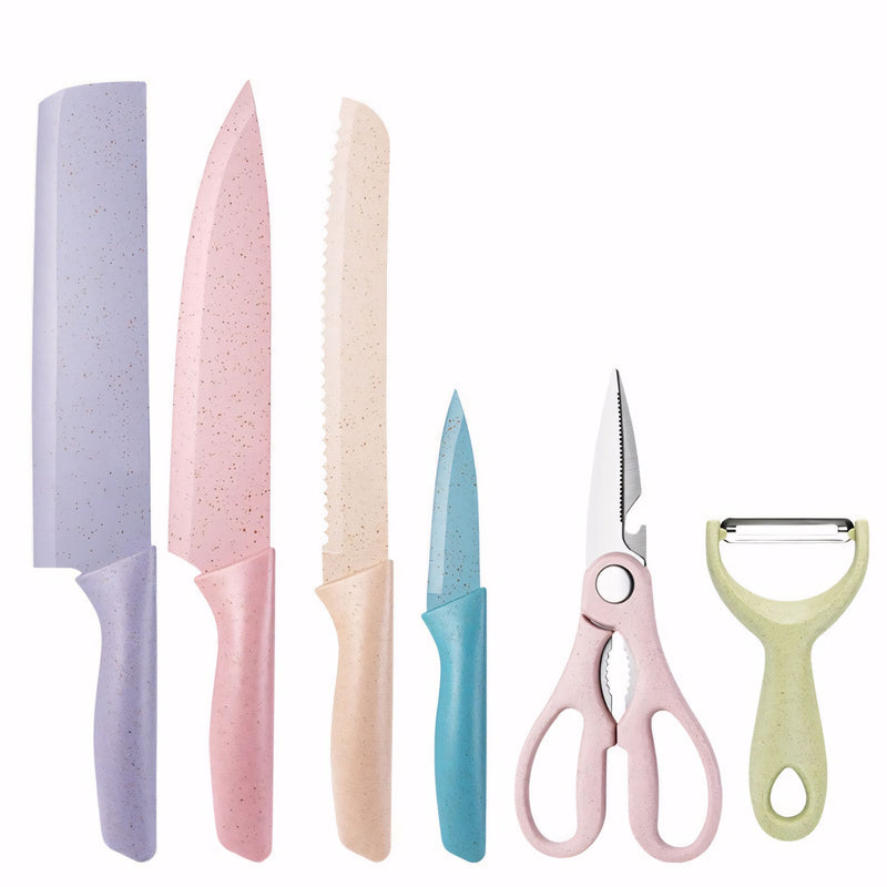 Conjunto de Facas Inox - Kit 6 Facas