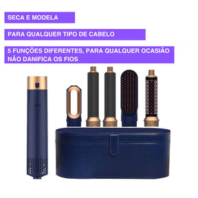 Escova Modeladora e Secadora 5 em 1 - Caixa de Brinde