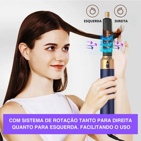 Escova Modeladora e Secadora 5 em 1 - Caixa de Brinde