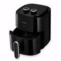 Fritadeira elétrica Elgin Start Fry 3,5L preta com cuba antiaderente. Ideal para preparar alimentos crocantes e saudáveis, com controle de temperatura e timer sonoro.