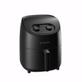 Air Fryer BeSmart preta com design moderno, cesto quadrado antiaderente de 3,5 litros, controles manuais de tempo e temperatura até 200°C. Ideal para frituras sem óleo e receitas saudáveis.