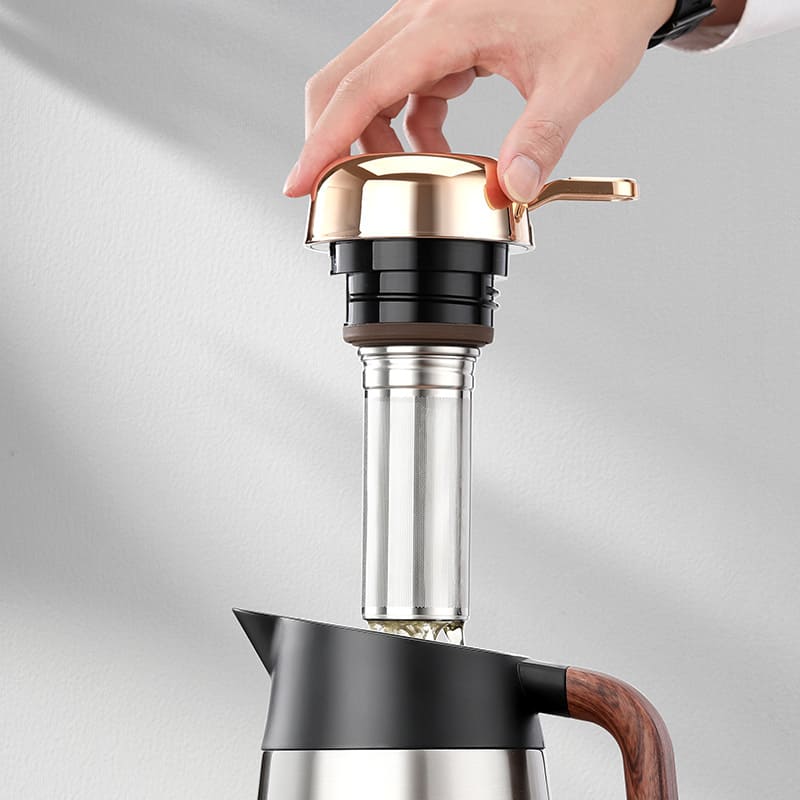 Garrafa Térmica Café Chá Inox 1.6L - Preço de Black Friday