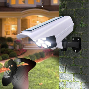 Refletor Com Placa Solar e Câmera Integrada