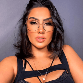 Óculos Feminino + Lentes Anti Luz Azul e UV400