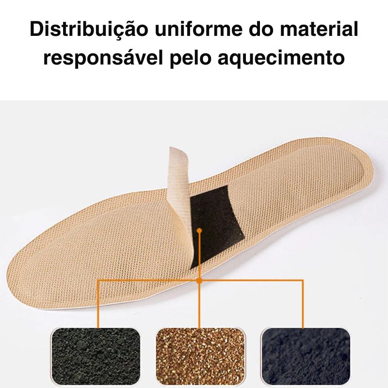 Palmilha Térmica de Inverno - Kit com 7 Pares