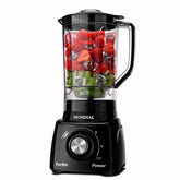 Liquidificador Industrial Turbo 550W com 3 velocidades, copo resistente a quedas, filtro inox para sucos sem sementes e função autolimpeza. Ideal para uso diário na cozinha.
