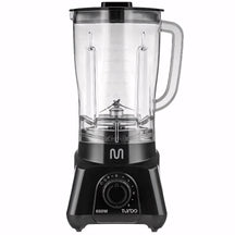 Liquidificador Multi Turbo 650W, modelo compacto e potente, com copo transparente de 2,1 litros, 2 velocidades, função pulsar e base antiderrapante. Perfeito para sucos, vitaminas e molhos.