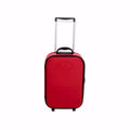 Mala de viagem pequena preta, com rodinhas, puxador retrátil e medidas compatíveis com a ANAC. Ideal como mala de bordo 10kg para viagens de avião ou curtas distâncias.