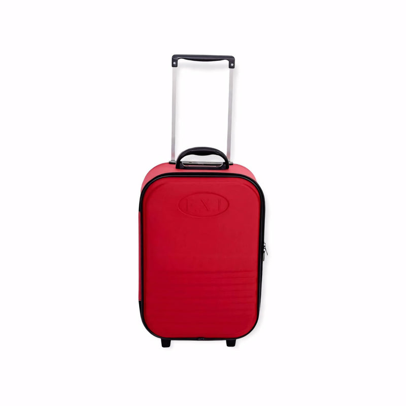 Mala de viagem pequena preta, com rodinhas, puxador retrátil e medidas compatíveis com a ANAC. Ideal como mala de bordo 10kg para viagens de avião ou curtas distâncias.