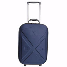 Mala de viagem pequena e rígida, ideal como mala de bordo 10kg. Com alça retrátil, rodinhas, interior forrado e medidas aprovadas pela ANAC. Perfeita para voos curtos.