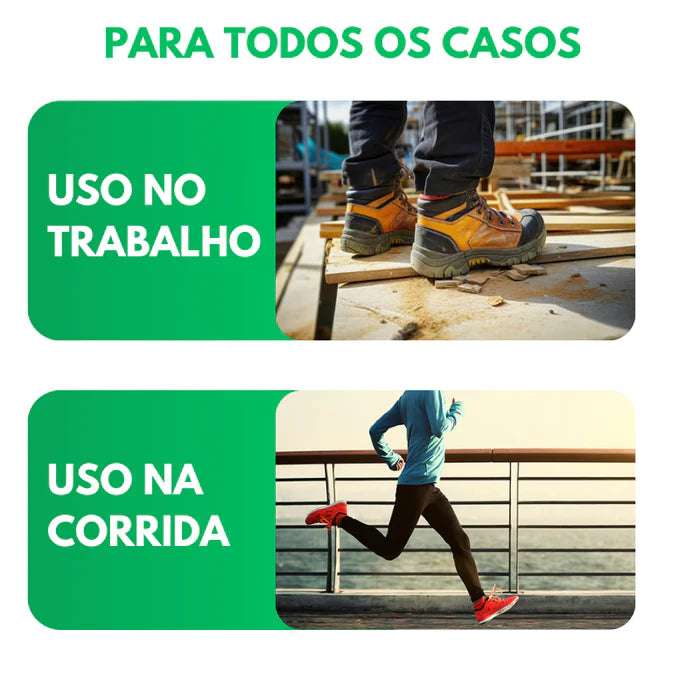 Palmilha Para Corrida com Suporte de Arco - Anti Impacto