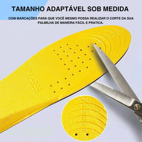 Palmilha Ortopédica Sob Medida com suporte de arco - Até 3.5 cm