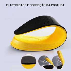 Palmilha Ortopédica Sob Medida com suporte de arco - Até 3.5 cm
