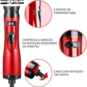 Escova Modeladora Térmica Profissional 2 em 1 - 220v