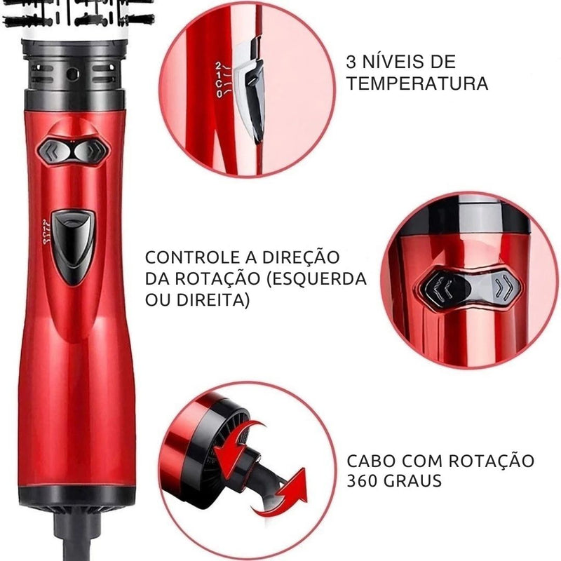 Escova Modeladora Térmica Profissional 2 em 1 - 220v