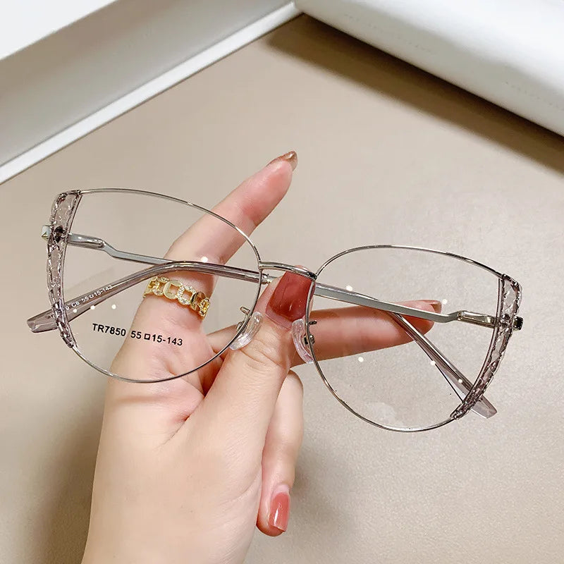 Óculos de Grau Inteligente Feminino com Proteção Anti Luz Azul