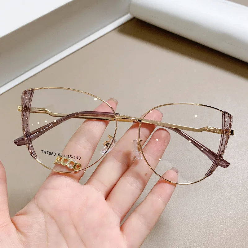 Óculos de Grau Inteligente Feminino com Proteção Anti Luz Azul