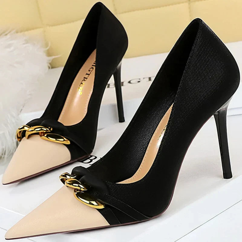 Scarpin Feminino Dazzle de Luxo - Salto Alto