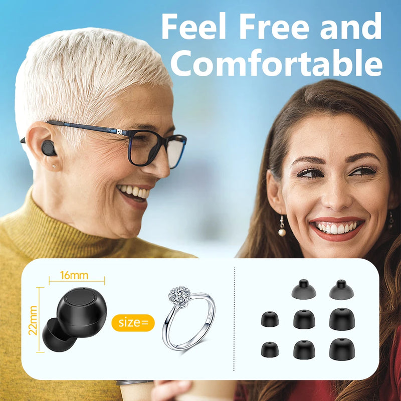 HealthTree Rechargeable Hearing Aids 16-Channel Digital Medical Hearing Aid Sound Amplifier Audifonos for Deafness Elderly