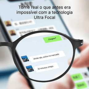 Óculos Inteligente de Grau Feminino Ultra Focal