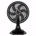 Ventilador Britânia turbo silencioso, 30cm, 6 pás, preto. Uso 2 em 1 para mesa ou parede, com base firme e oscilação. Potente e eficiente para qualquer ambiente.