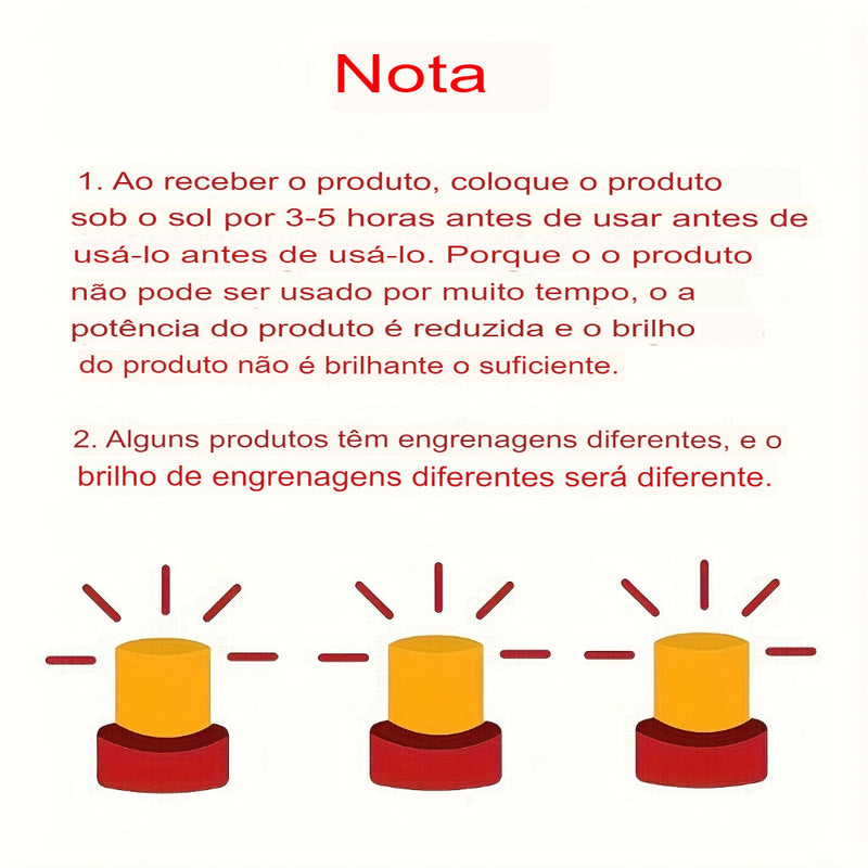 Refletor Solar LED com Sensor de Movimento e Controle