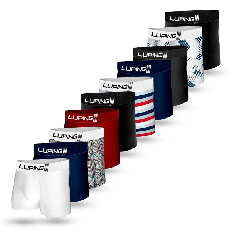 Kit 10 Cuecas Masculina Adulto Boxer de Microfibra