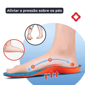 Palmilha Para Corrida com Suporte de Arco - Anti Impacto