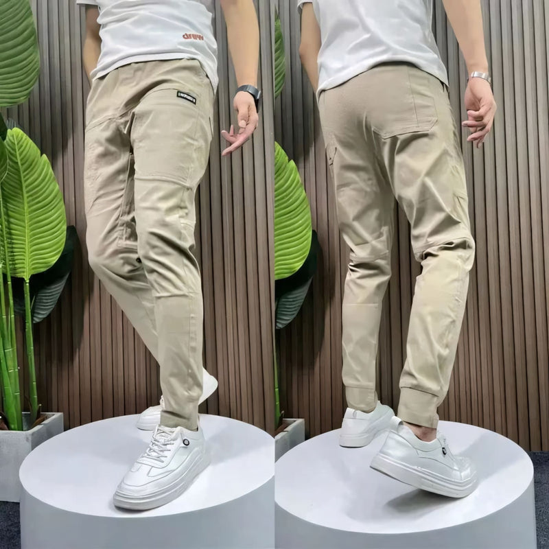 Calça Cargo Slim Masculina Com 6 Bolsos