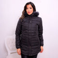 Jaqueta Parka Dupla Face Feminina Impermeável, modelo versátil com dois estilos em uma peça. Proteção térmica para frio intenso, capuz removível com pelos sintéticos e bolsos funcionais. Ideal para looks sofisticados ou esportivos no inverno.