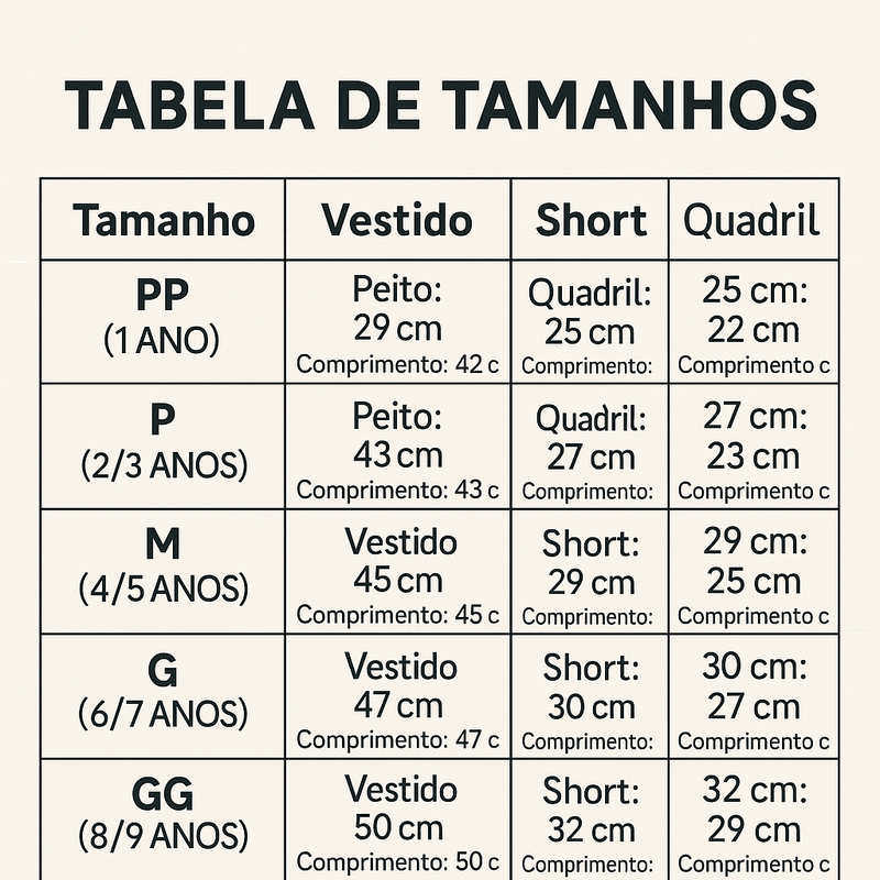 Fantasia da Chiquinha Infantil