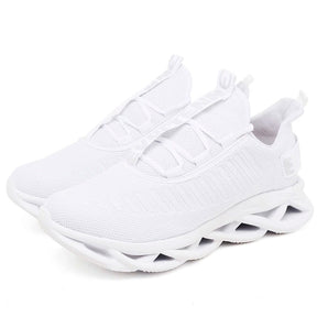 Tênis feminino esportivo com solado tecnológico em micro expandido, cabedal em malha respirável e design moderno. Disponível em cores vibrantes como pink, amarelo e verde neon.