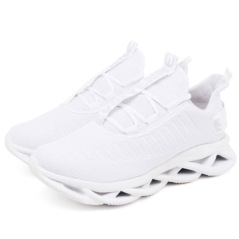 Tênis feminino esportivo com solado tecnológico em micro expandido, cabedal em malha respirável e design moderno. Disponível em cores vibrantes como pink, amarelo e verde neon.